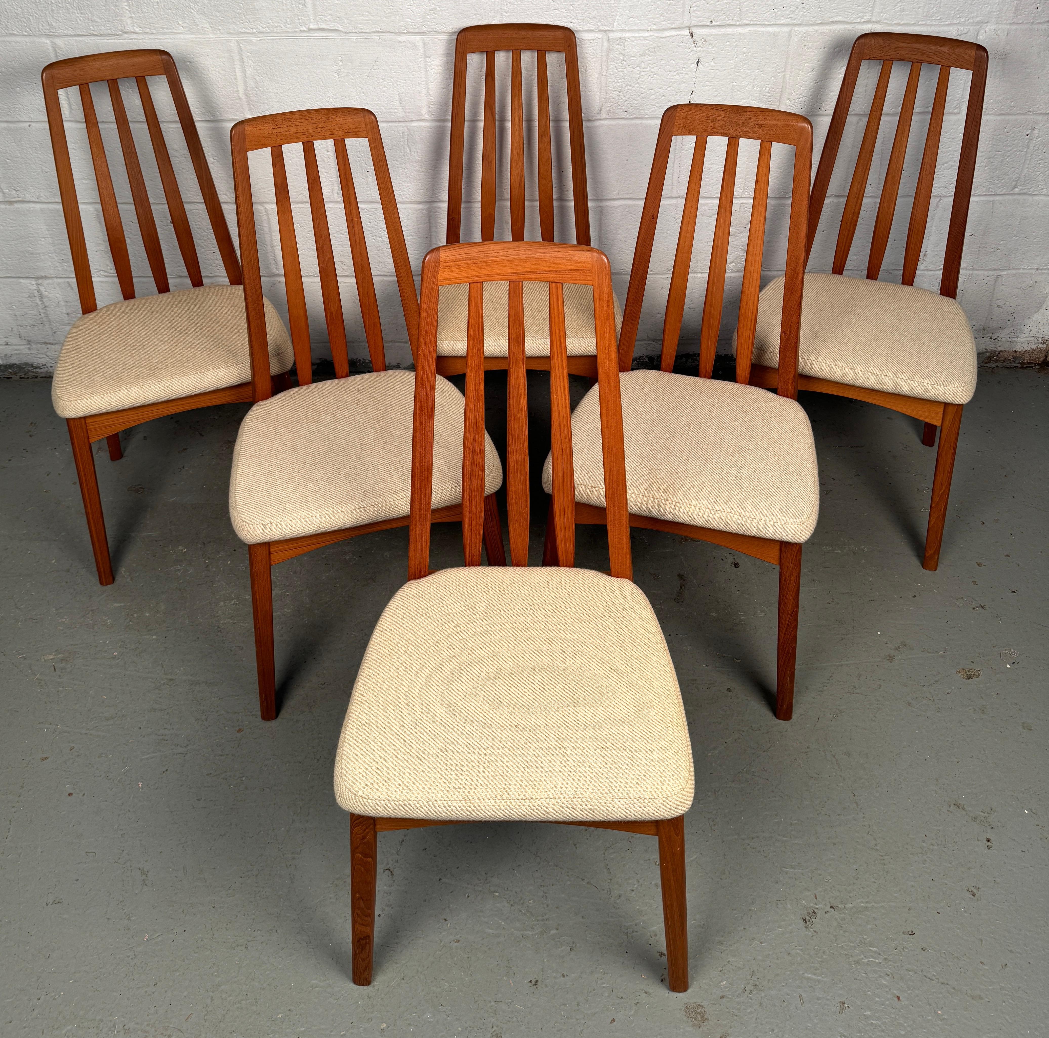 Mid-Century moderno Set di sedie da pranzo Benny A. Linden in vendita