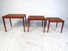 Satz Bent Silberg Danish Nesting Tables