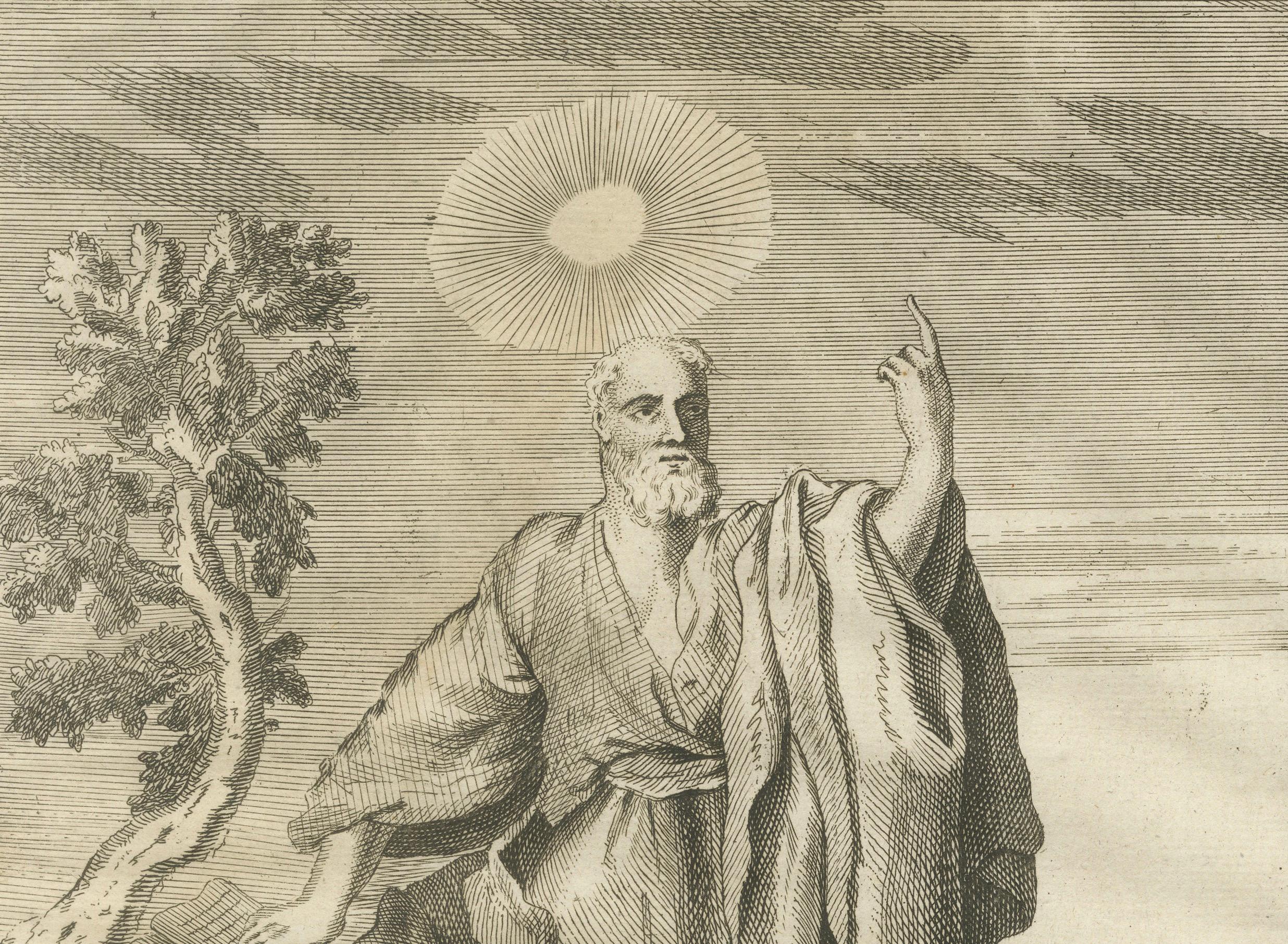 Satz biblischer Stiche - Geburt Christi, Lukas der Evangelist und Verkündigung, um 1735 im Angebot 1
