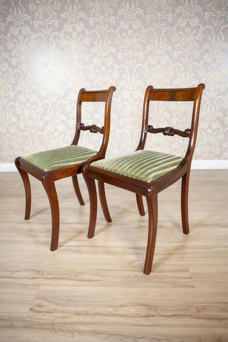 Tedesco Set di sedie e poltrone in mogano in stile Biedermeier dell'inizio del XX secolo in vendita