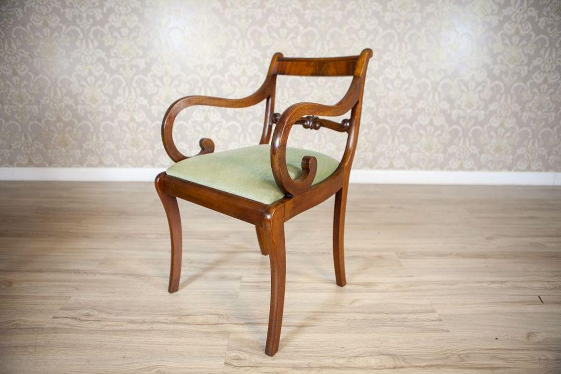 Set di sedie e poltrone in mogano in stile Biedermeier dell'inizio del XX secolo in vendita 2
