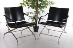 Conjunto de sillas Carlotta negras de Antonio Citterio, años 90