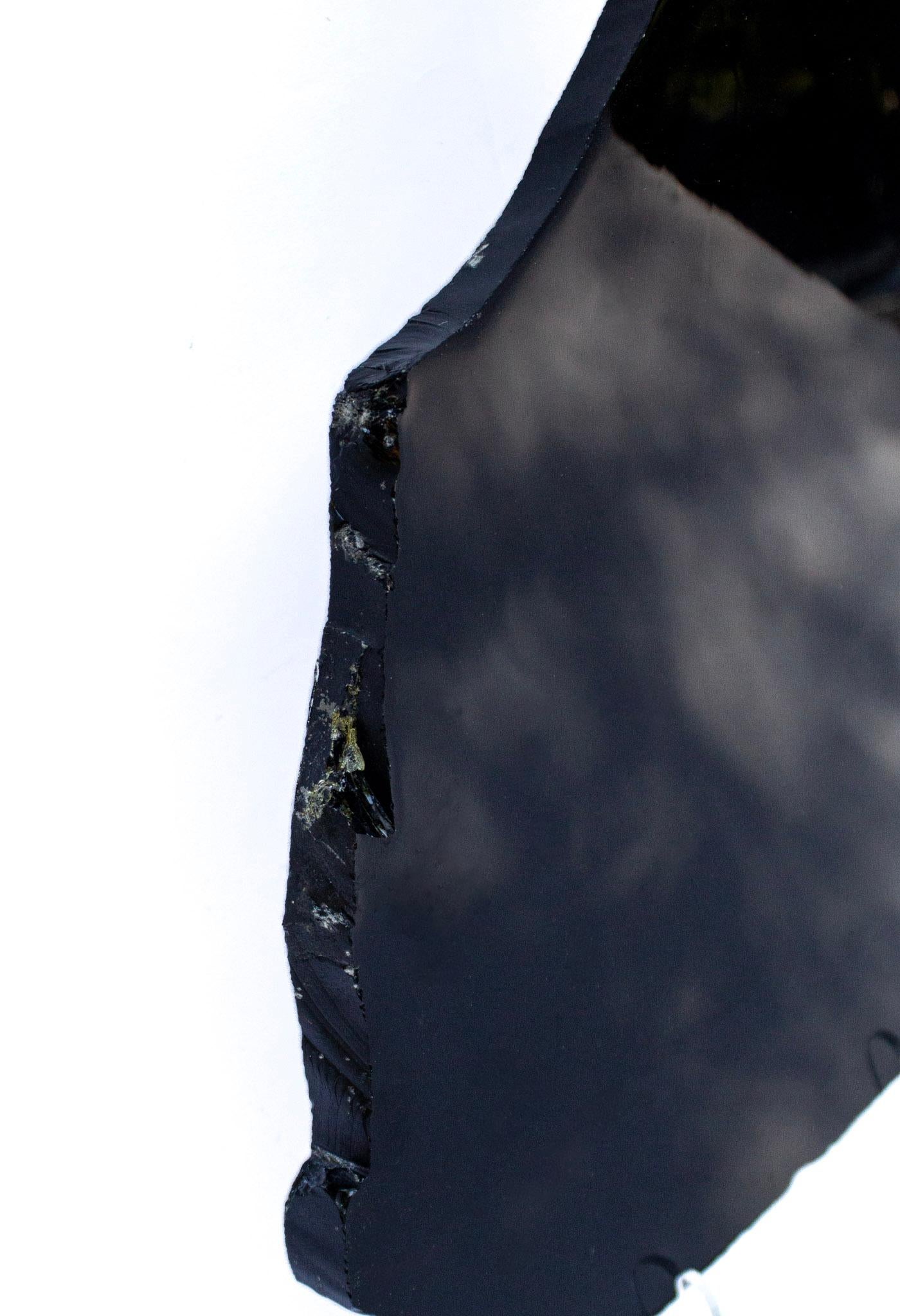 Juego de Espejo y Puntas de Obsidiana Negra con Incisiones de Formación Natural en Bueno estado para la venta en Dublin, Dalkey