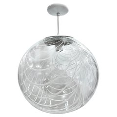 Set of Blown Glass Globe Lanterns, Sold Individually