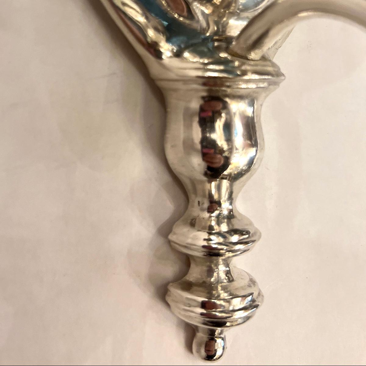 Ensemble d'appliques en verre bleu, vendu par paire. en vente 1