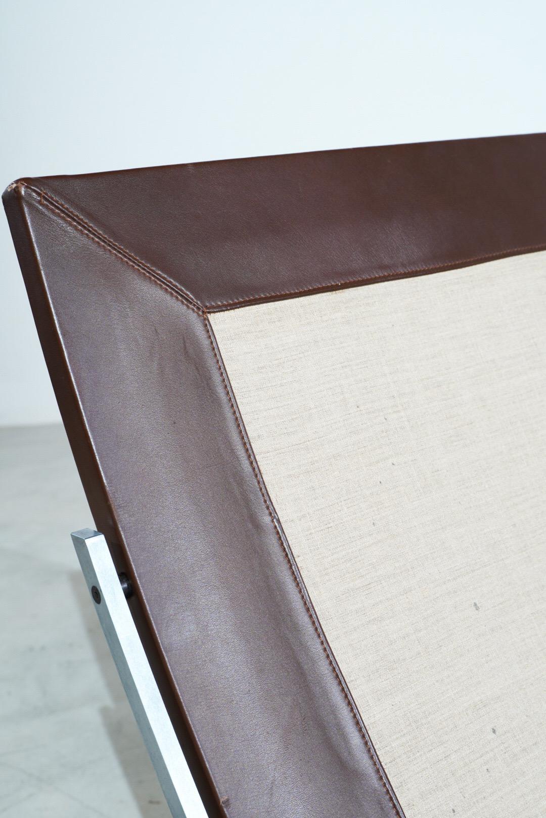 Steel Set of BO-561 Lounge Chairs Preben Fabricius & Jørgen Kastholm Bo-Ex Mid Century