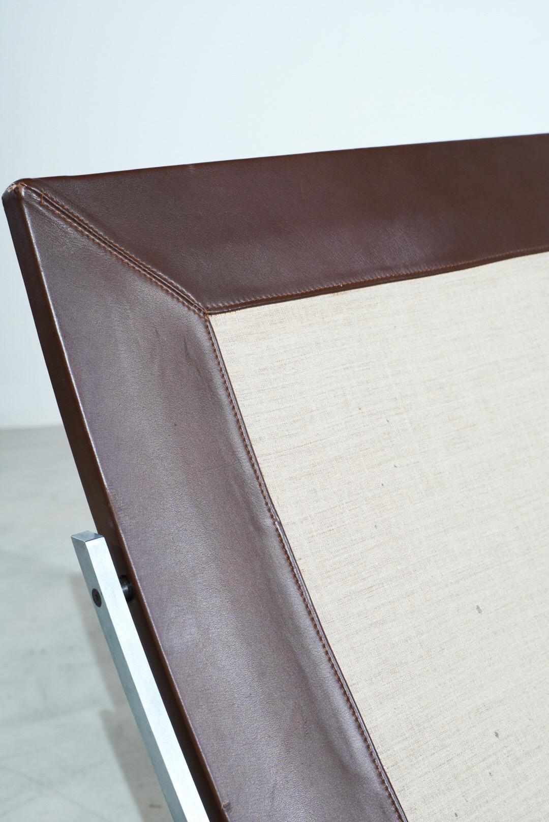 Acier Ensemble de chaises longues BO-561 Preben Fabricius & Jørgen Kastholm Bo-Ex Milieu de siècle en vente