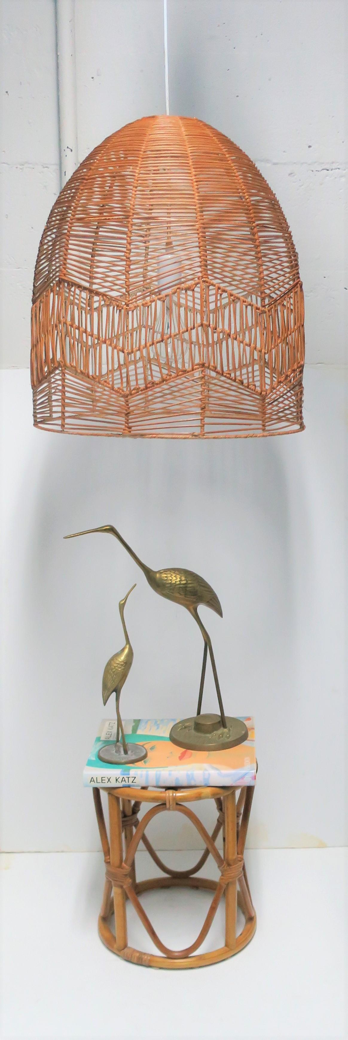 A great pair/set of brass crane bird sculptures, circa 1970s. Tallest being 16.5