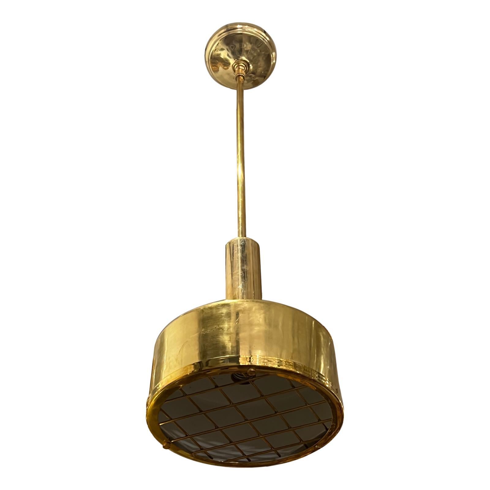 Set of Brass Light Fixtures, Sold Individually In Good Condition For Sale In New York, NY