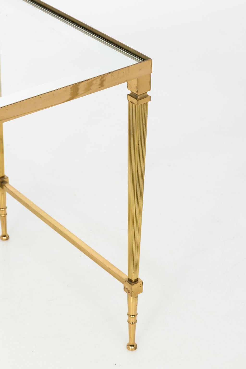 Set of Brass Nesting Tables, circa 1970s 1