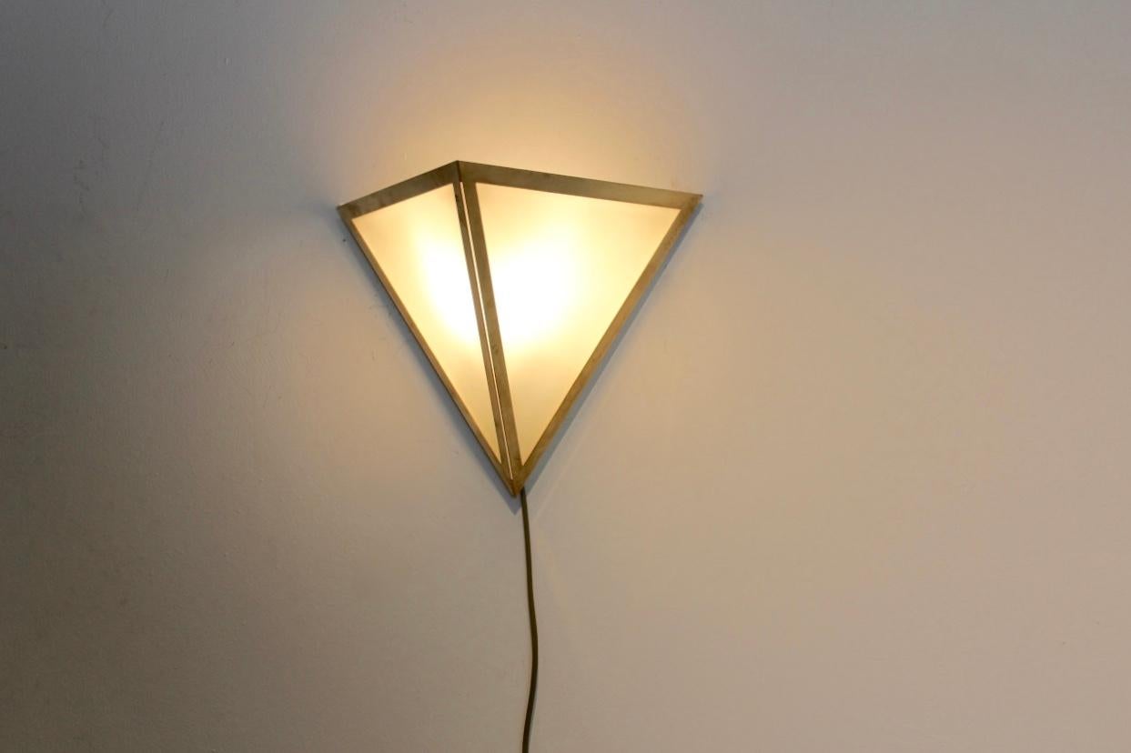 triangle sconce