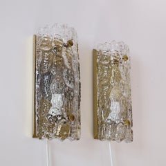 Set of Brass Sconces by Carl Fagerlund for Lyfa, 1960s, Denmark