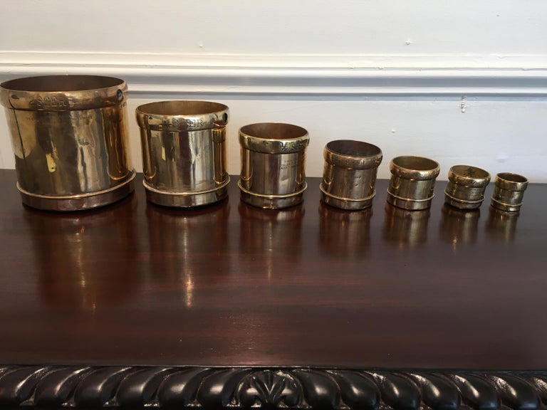 Set of Brass Seer Measures, 1950s at 1stDibs