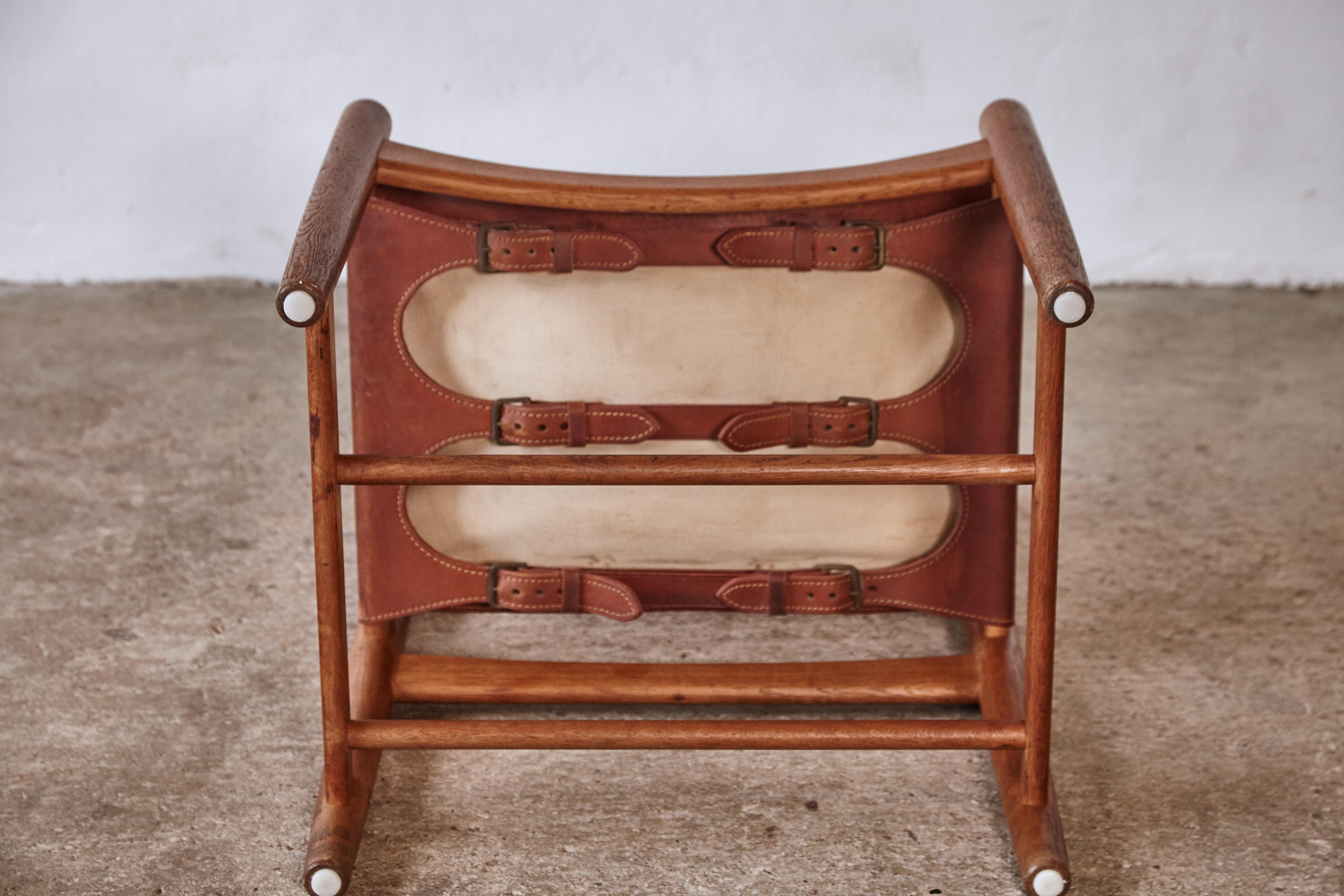 Set of Børge 'Borge' Mogensen Hunting Dining Chairs Model 3251, Denmark, 1960s 4