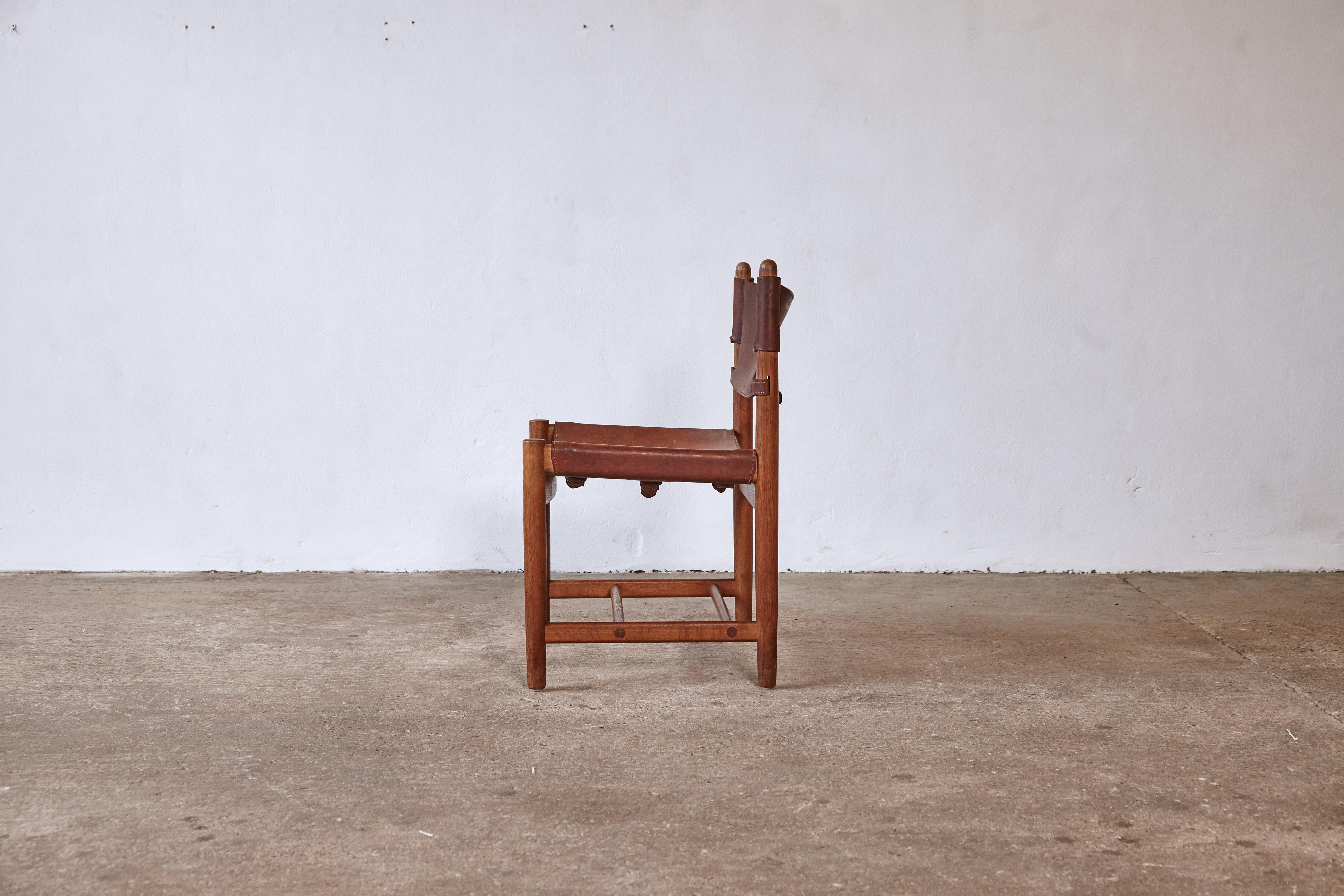 20th Century Set of Børge 'Borge' Mogensen Hunting Dining Chairs Model 3251, Denmark, 1960s