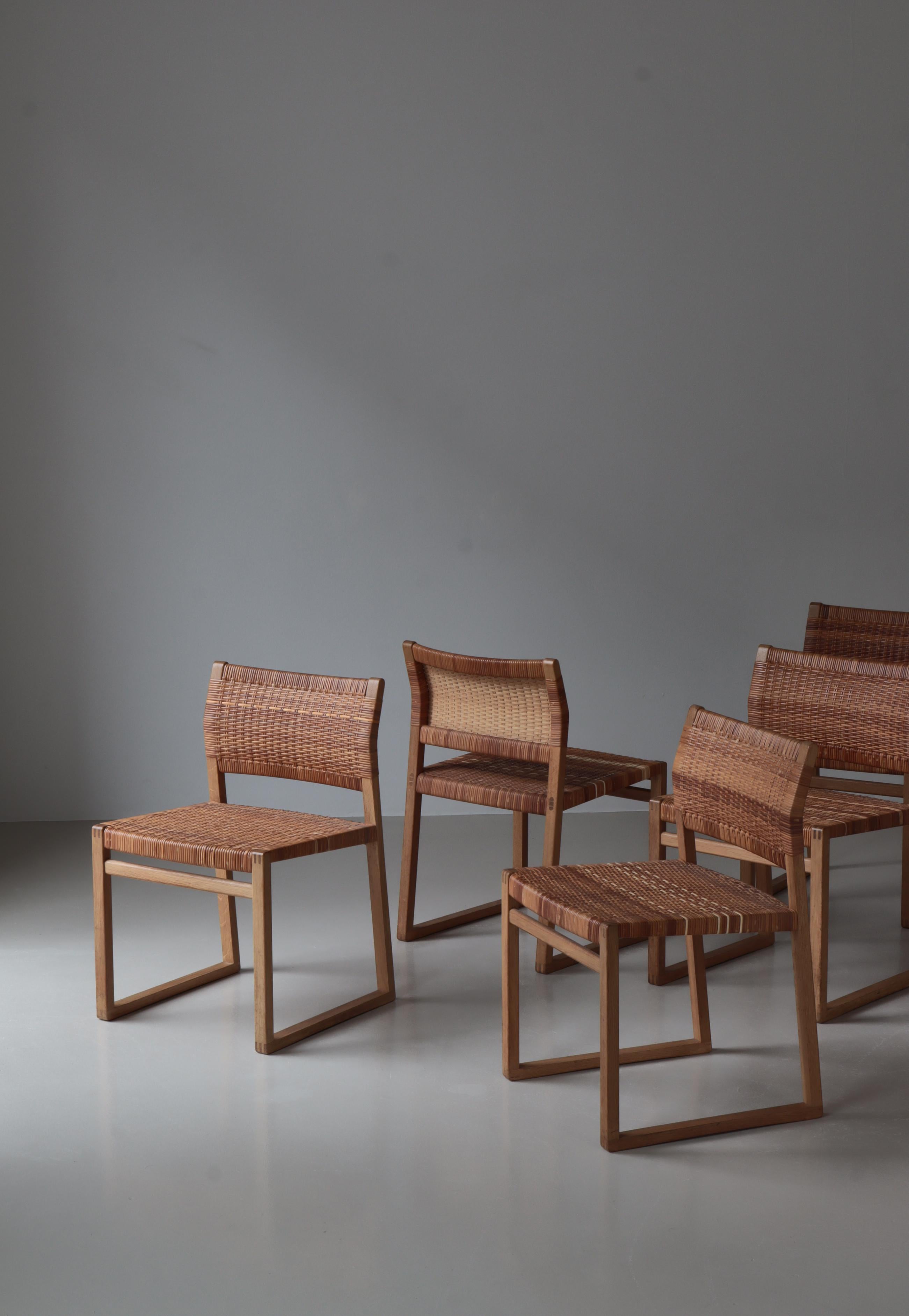 Set di sedie da pranzo Børge Mogensen 