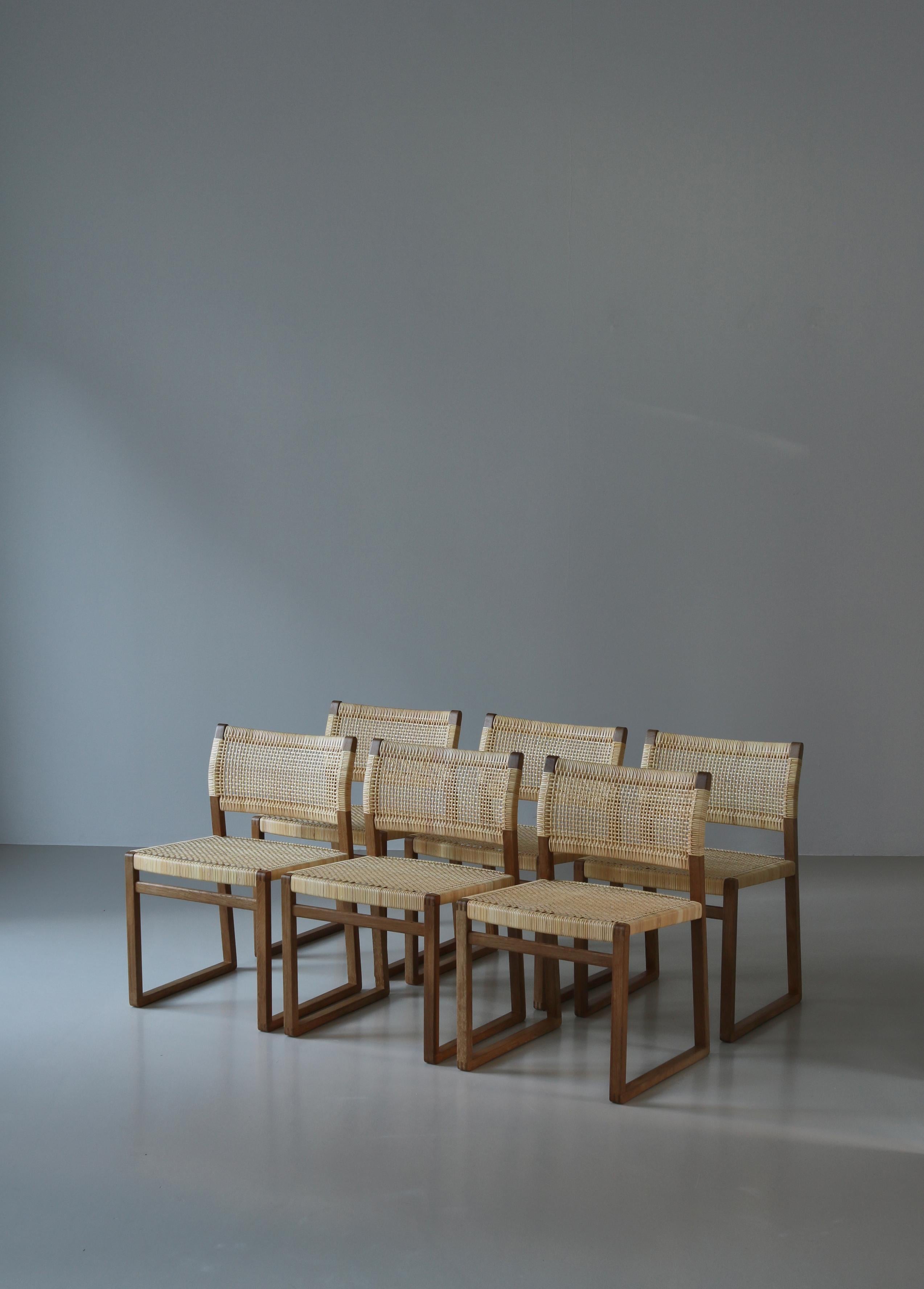 Scandinave moderne Ensemble de chaises de salle à manger Børge Mogensen 