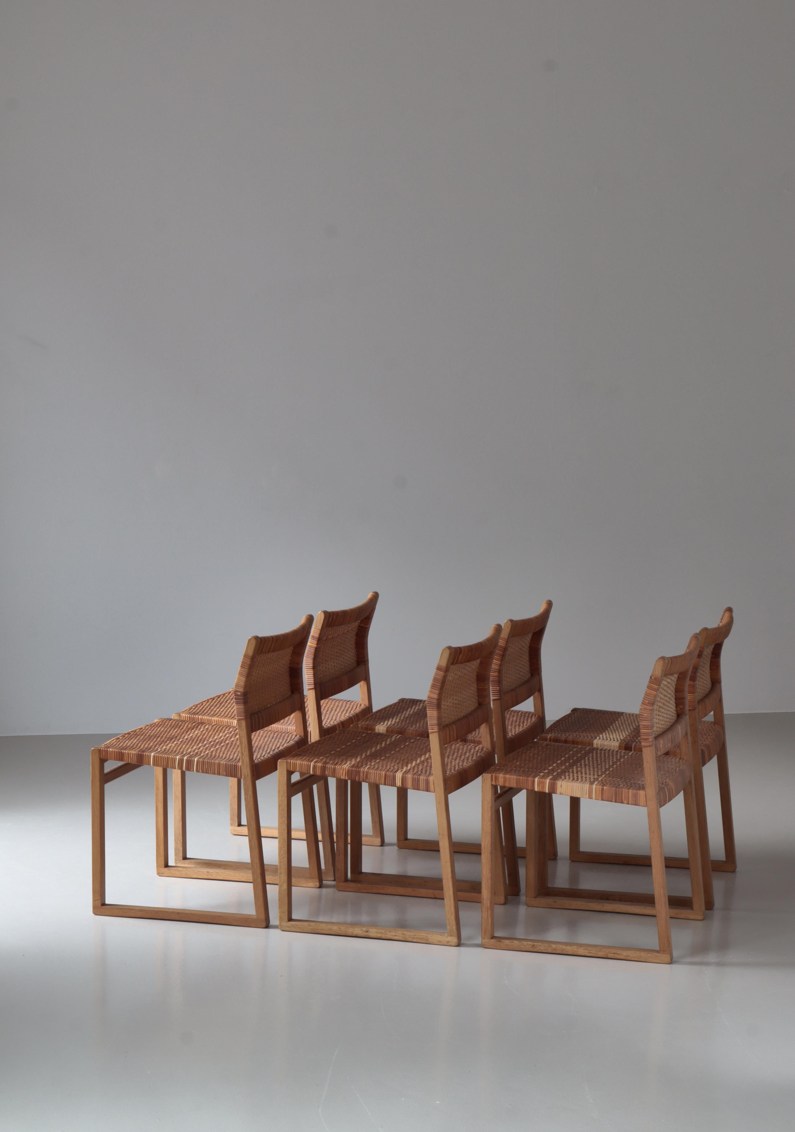 Danese Set di sedie da pranzo Børge Mogensen 