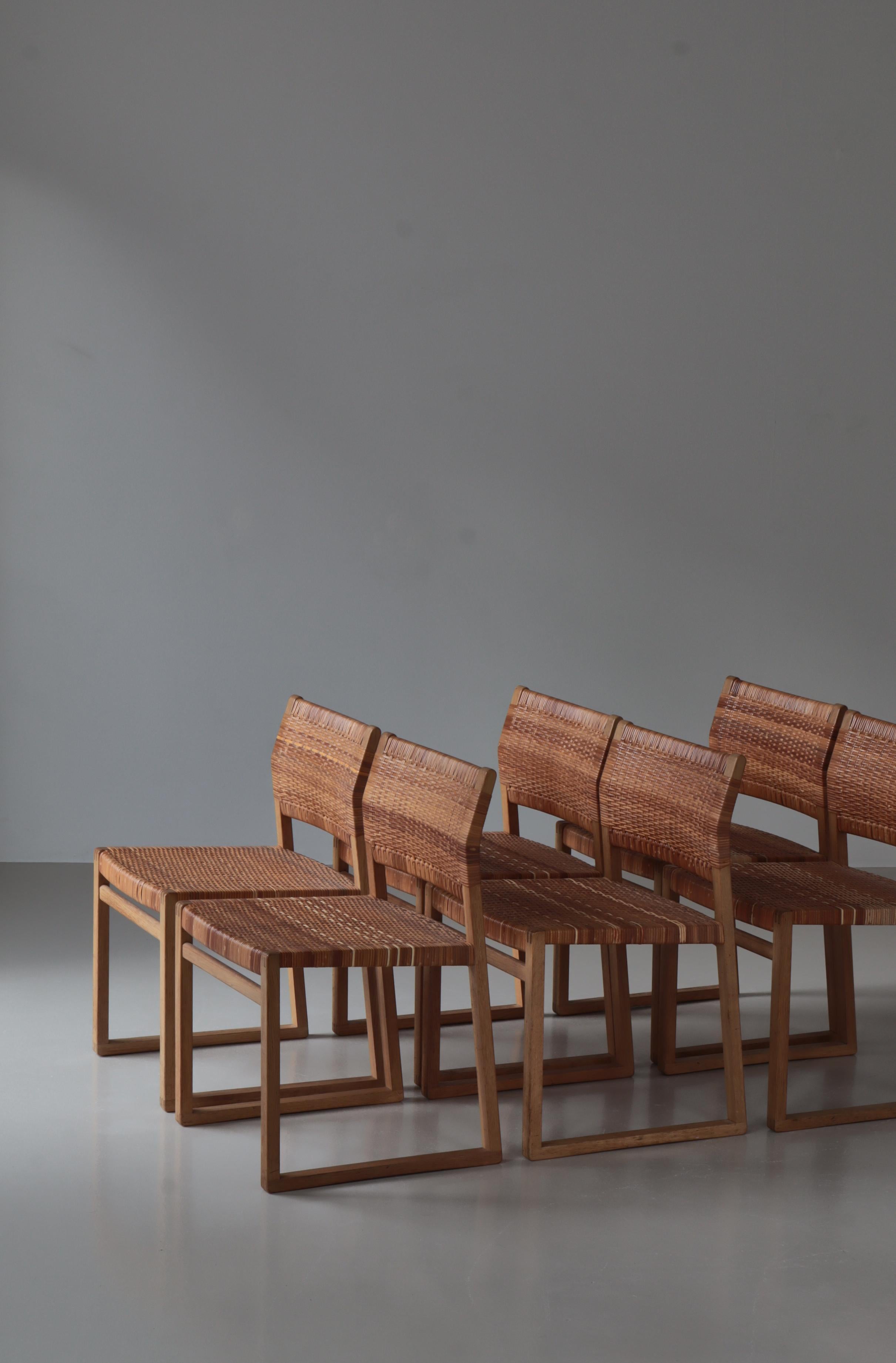 Set di sedie da pranzo Børge Mogensen 