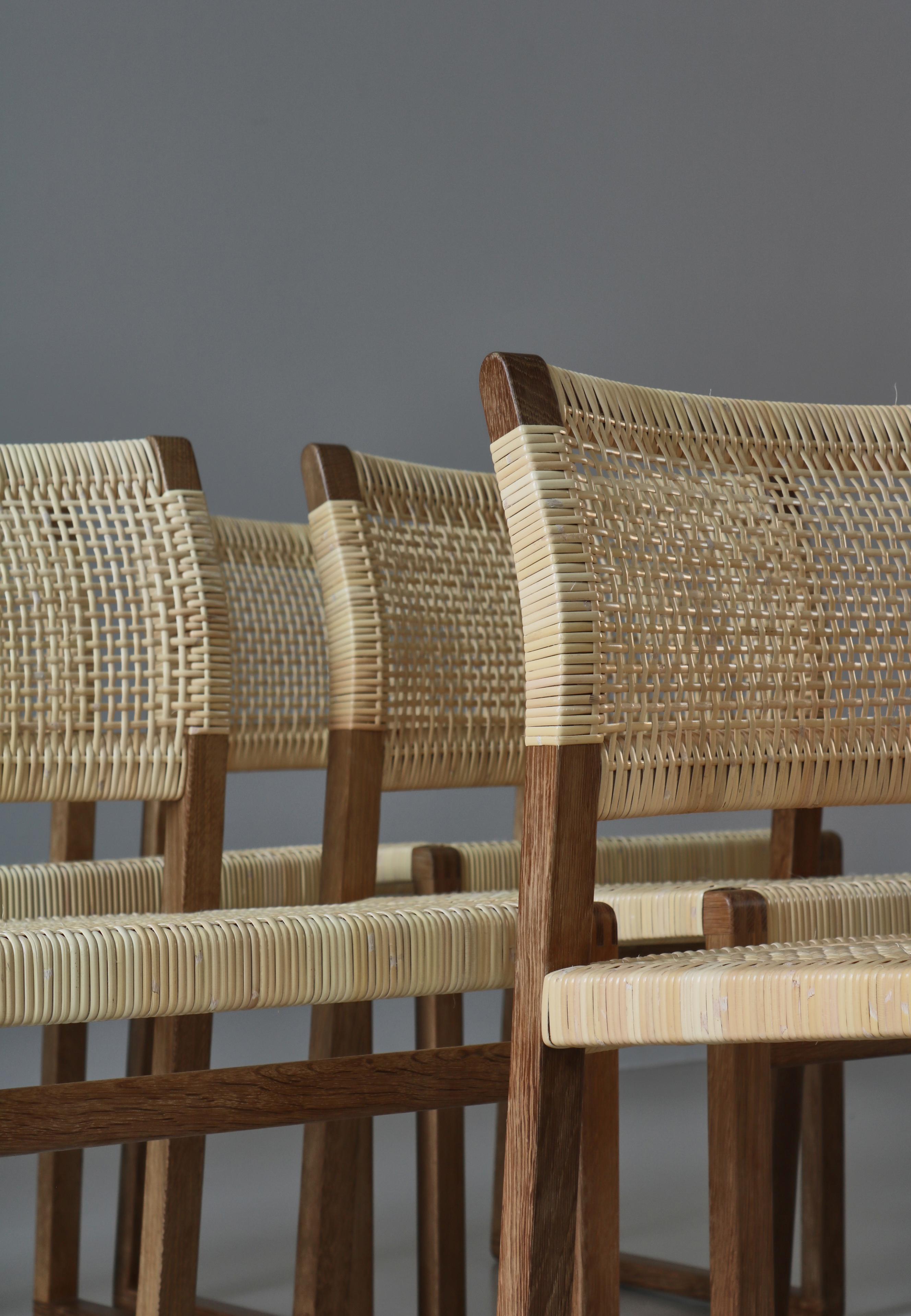 Ensemble de chaises de salle à manger Børge Mogensen 