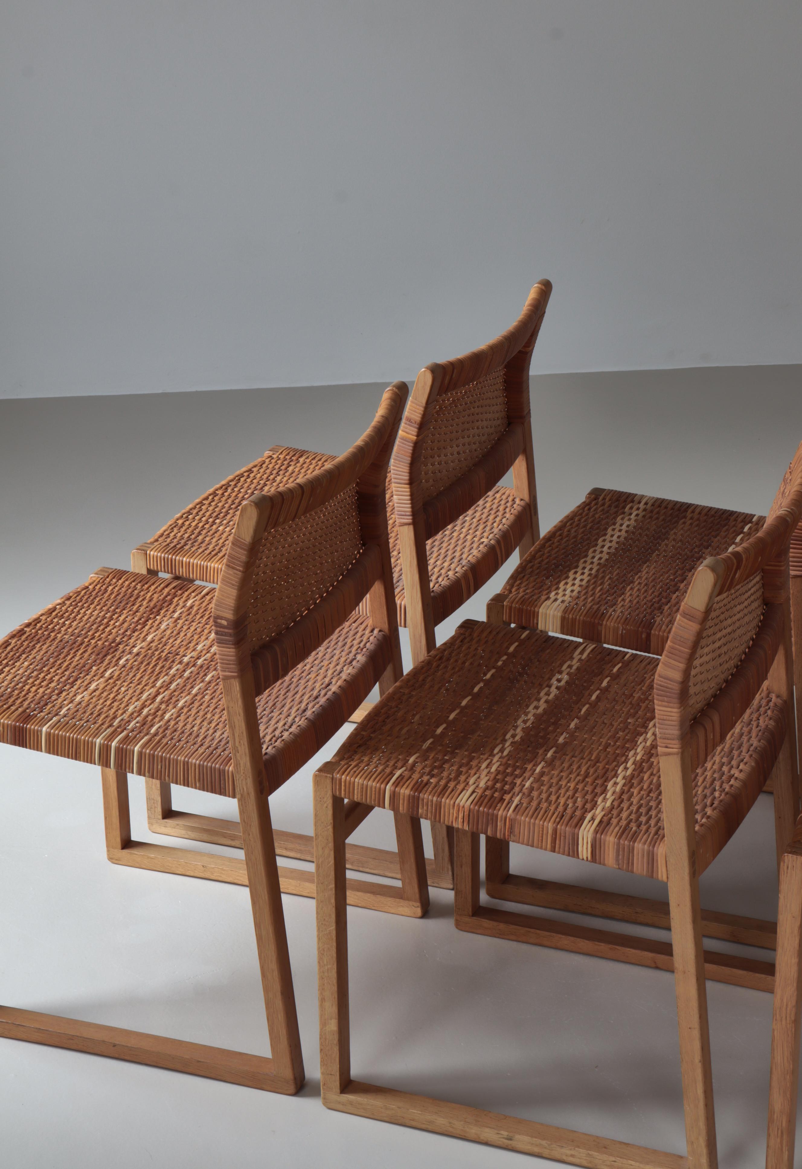 Set di sedie da pranzo Børge Mogensen 