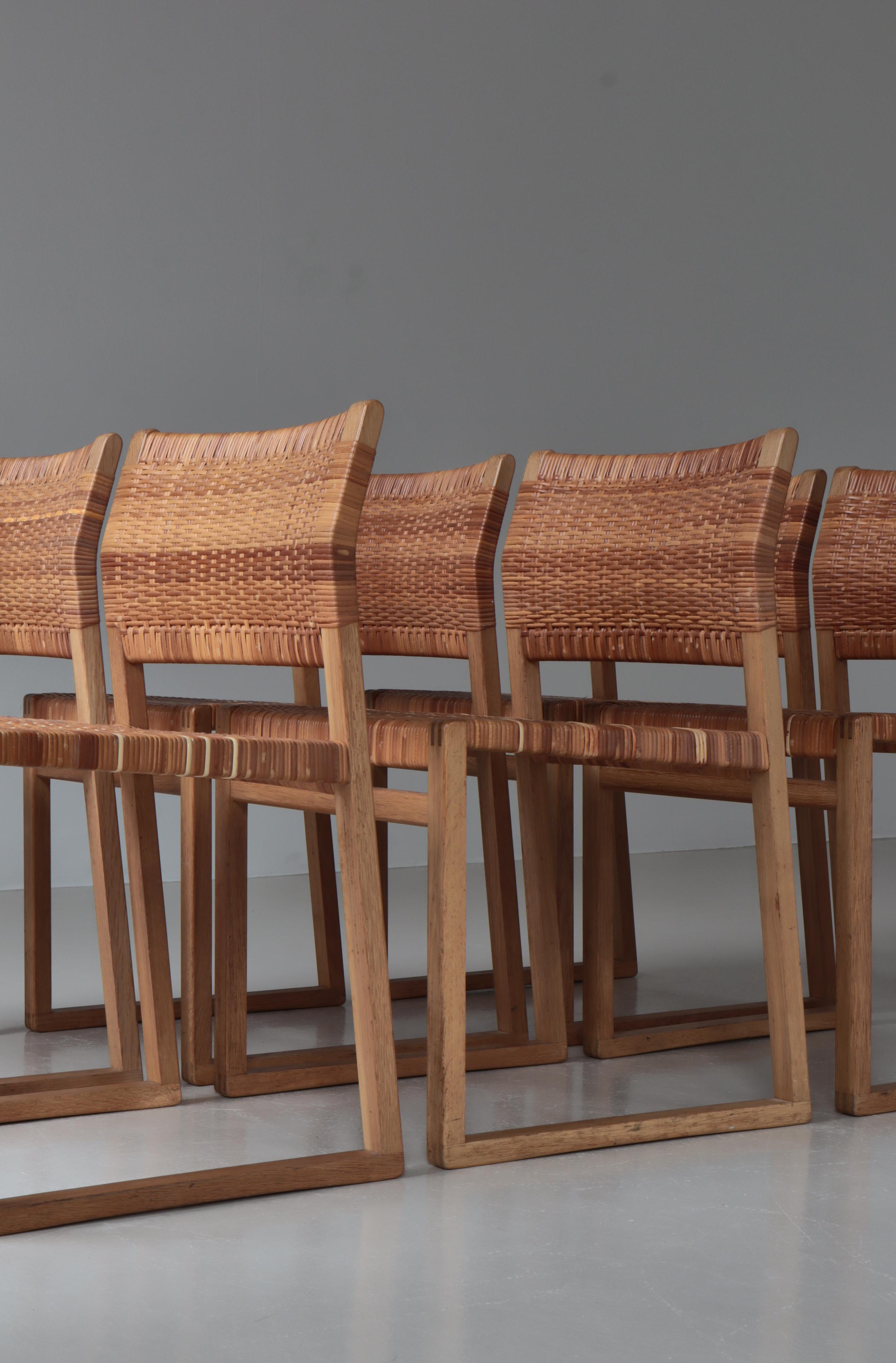 Set di sedie da pranzo Børge Mogensen 