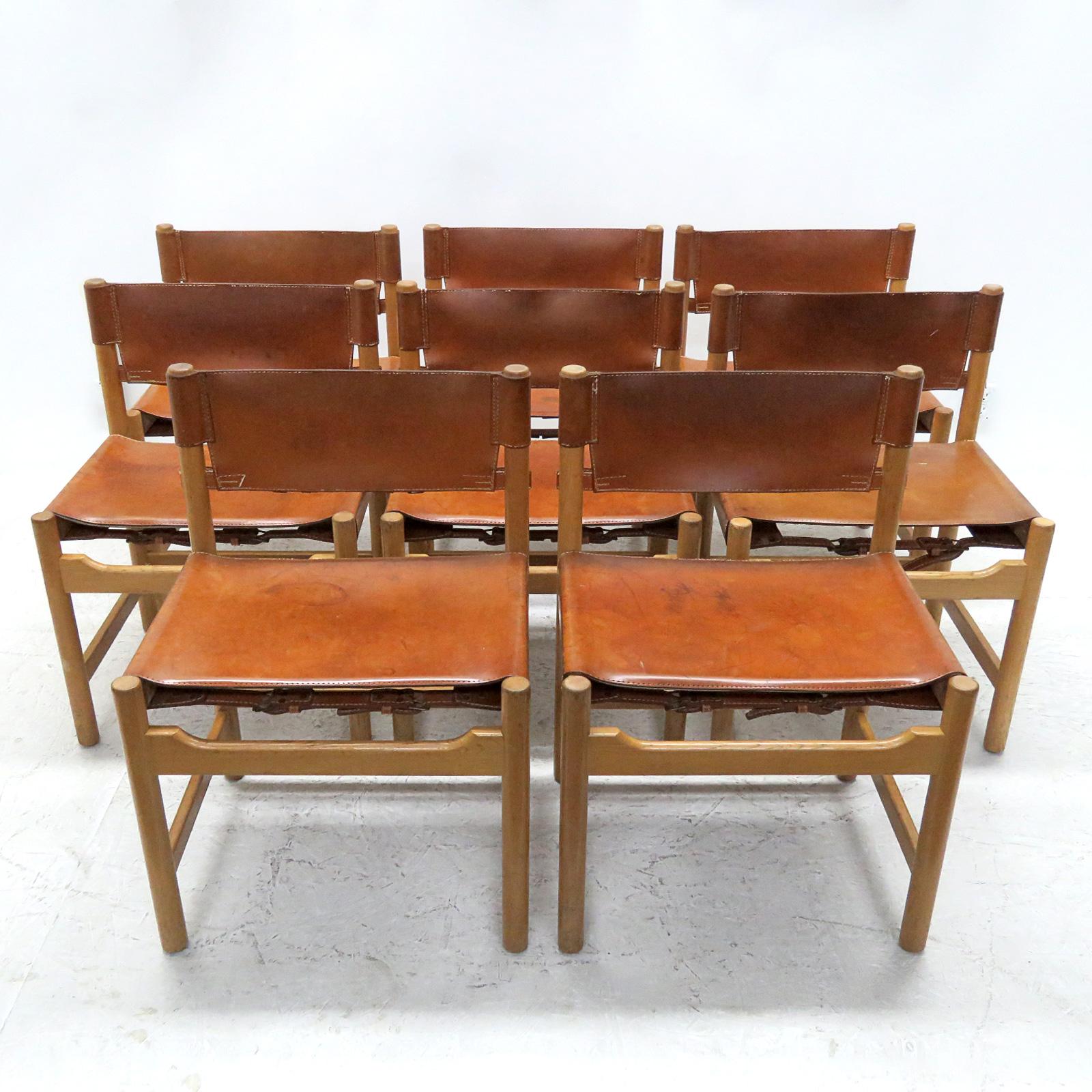 Set of Børge Mogensen Dining Chairs, 1961 4