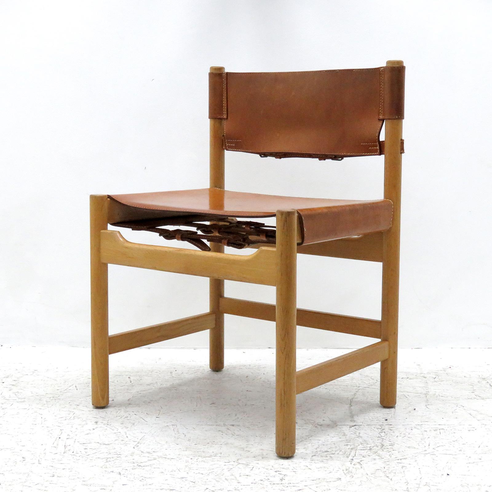 Set of Børge Mogensen Dining Chairs, 1961 (Skandinavische Moderne)