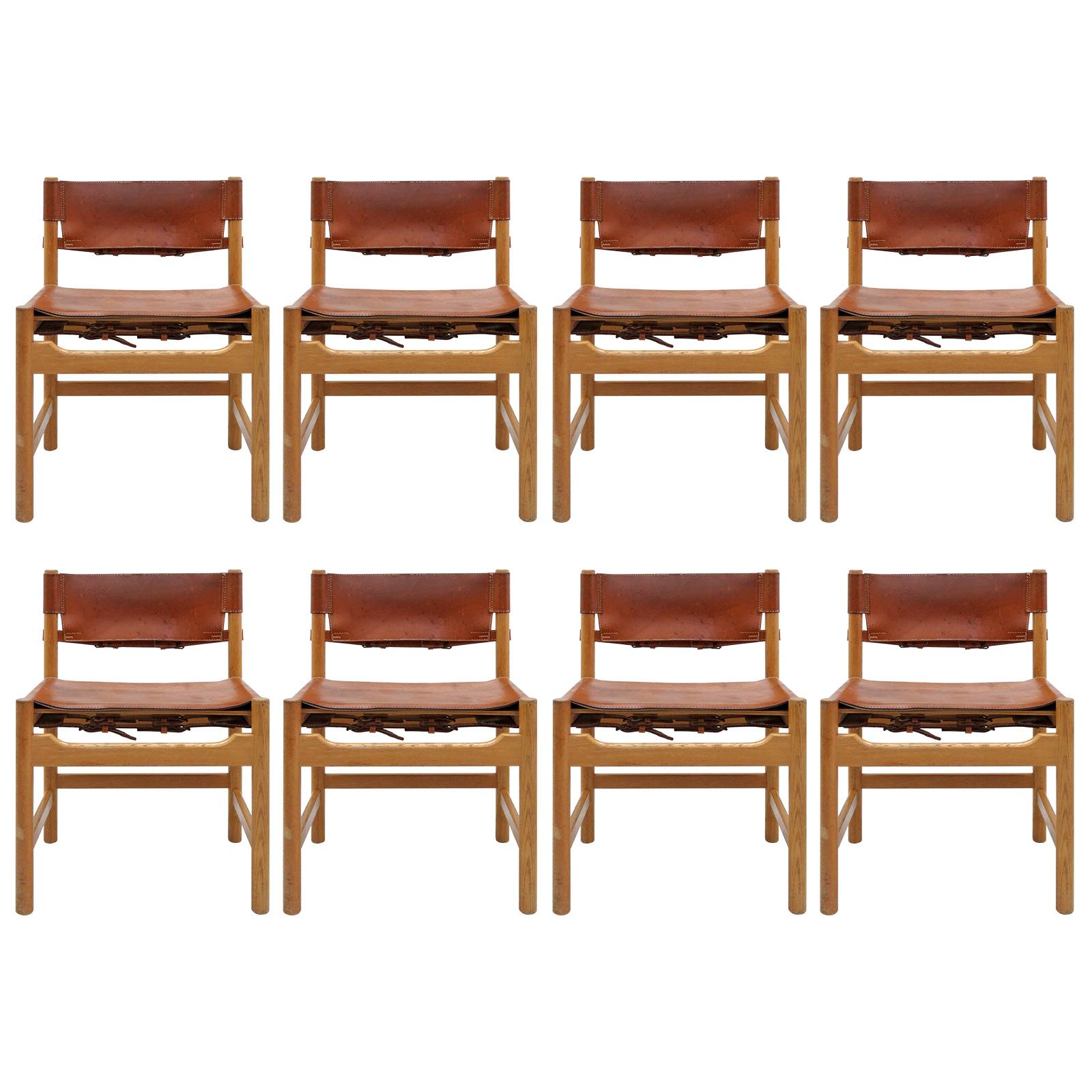 Set of Børge Mogensen Dining Chairs, 1961