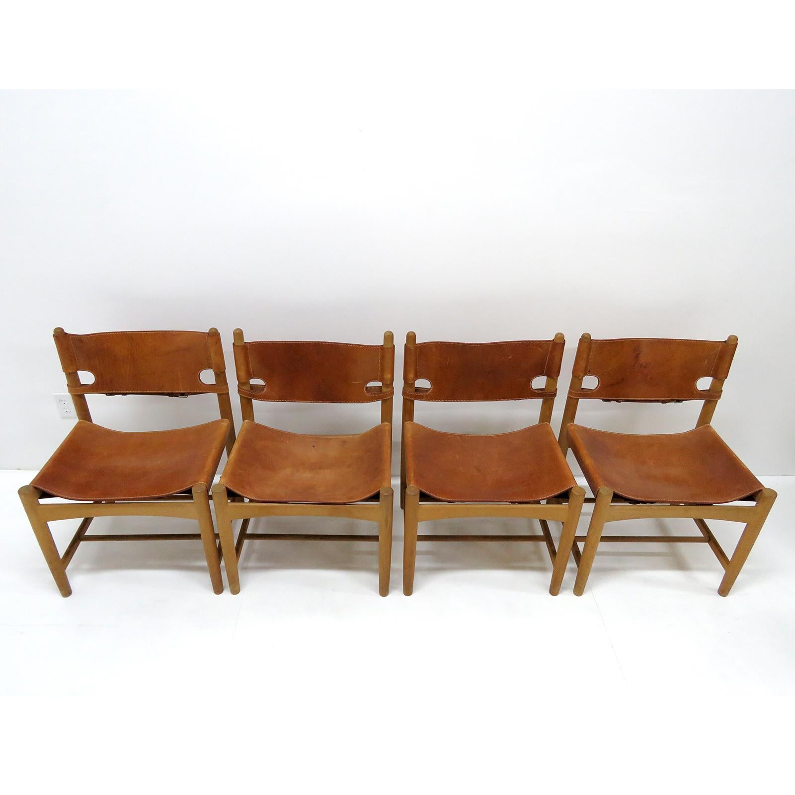 Set of Børge Mogensen 'Hunting' Chairs, Model 3237 3
