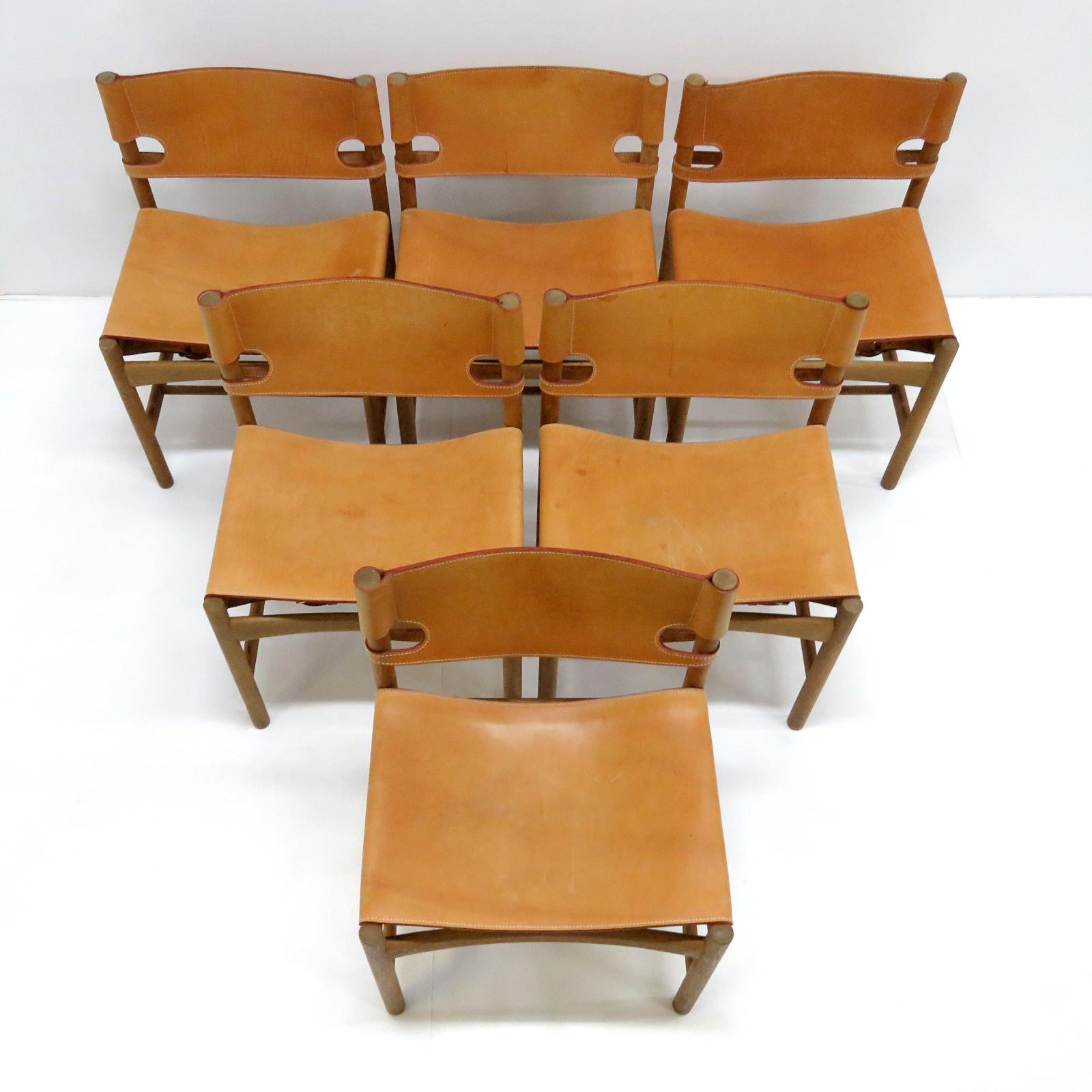 Set of Børge Mogensen 'Hunting' Chairs, Model 3237 3