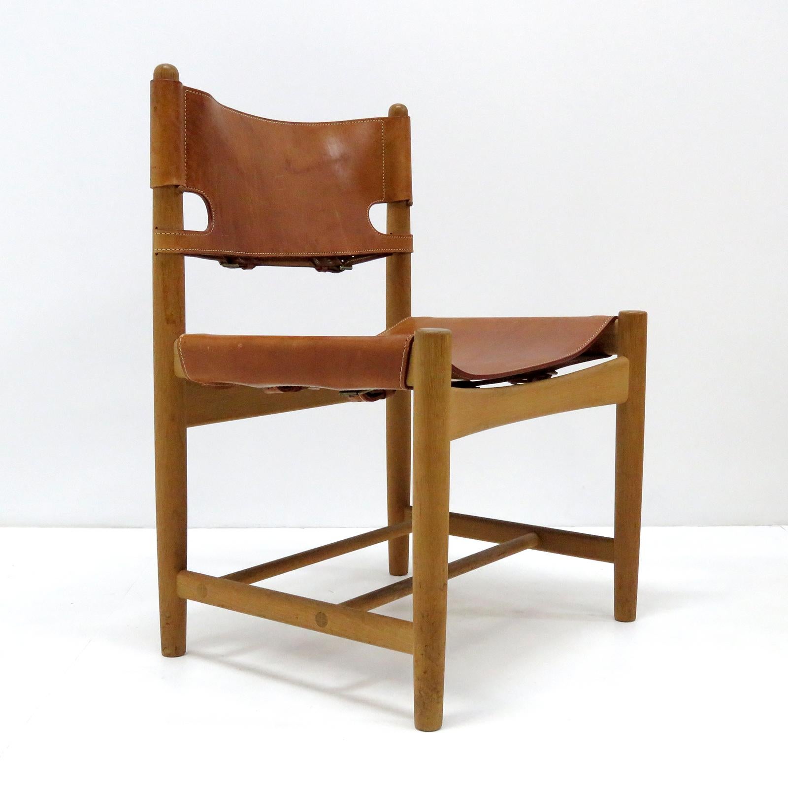 Scandinavian Modern Set of Børge Mogensen 'Hunting' Chairs, Model 3237