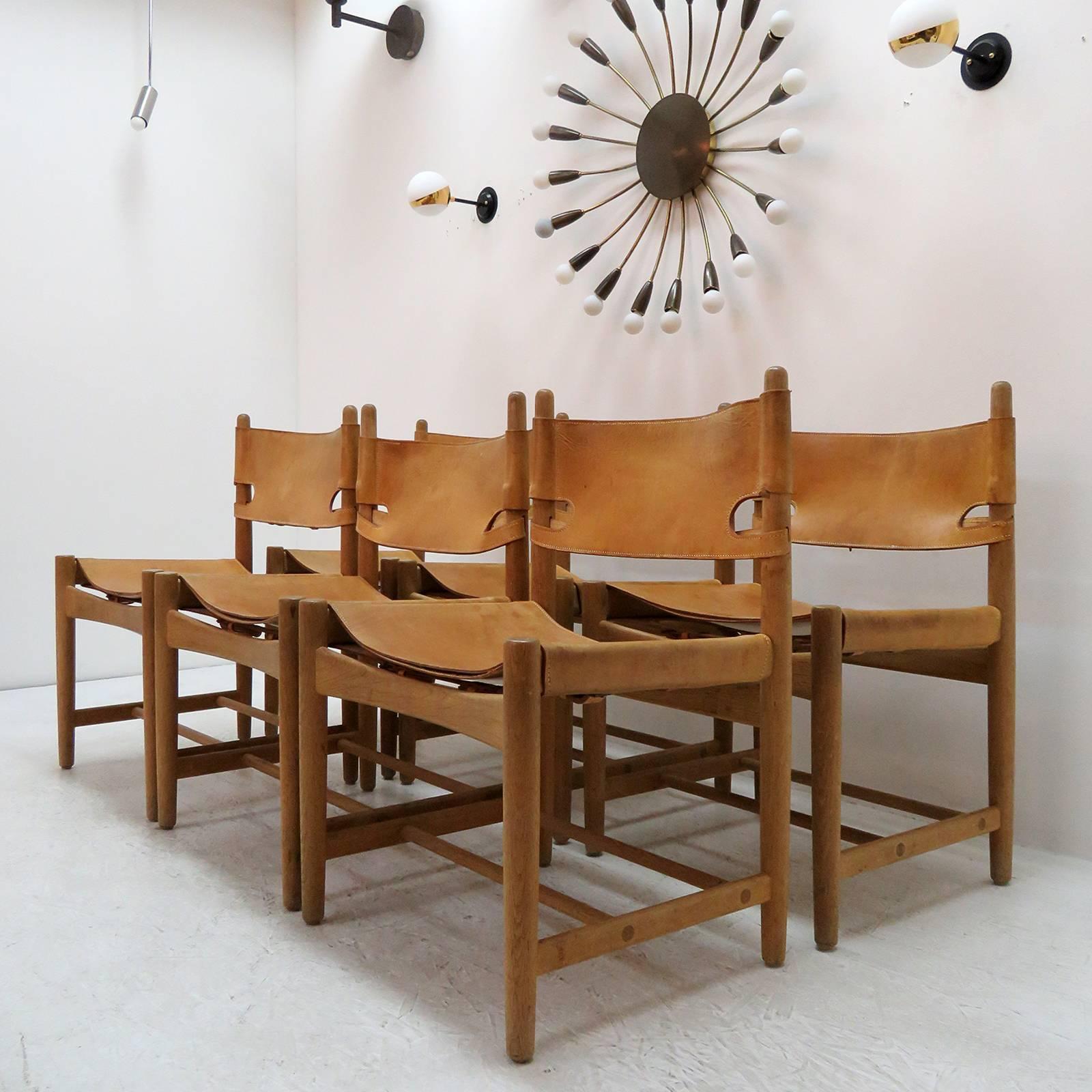 Set of Børge Mogensen 'Hunting' Chairs, Model 3237 4