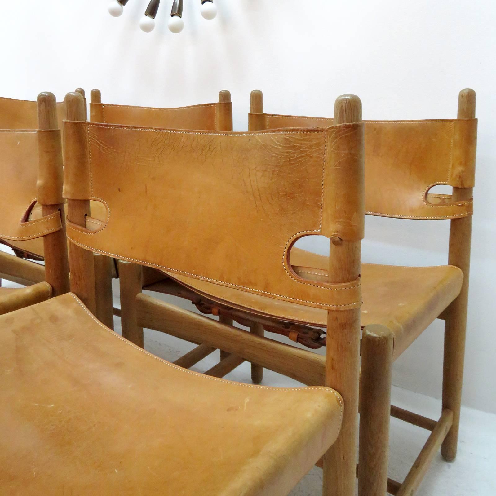 Set of Børge Mogensen 'Hunting' Chairs, Model 3237 5