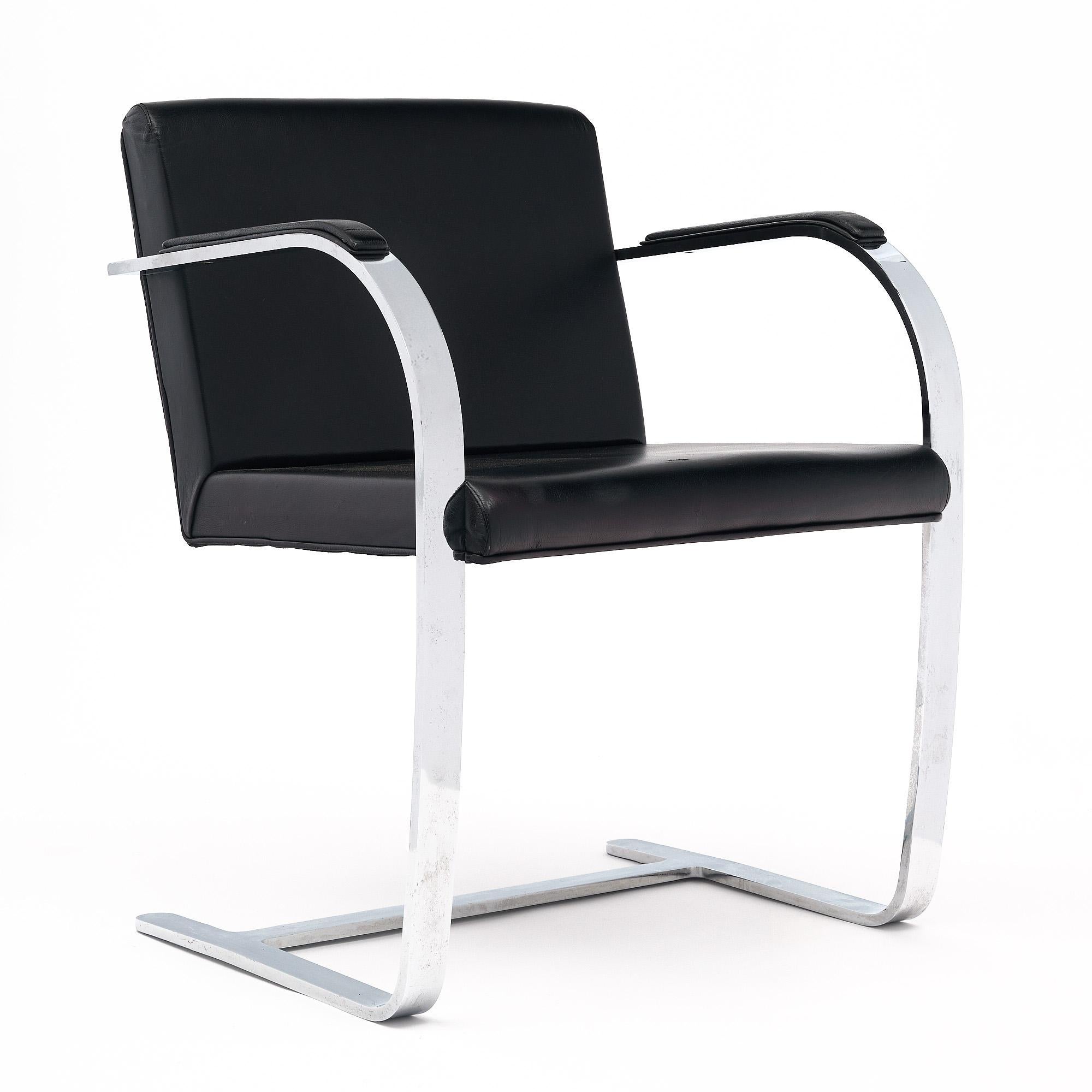 Modern Set of Brno Chairs by Mies van der Rohe For Sale