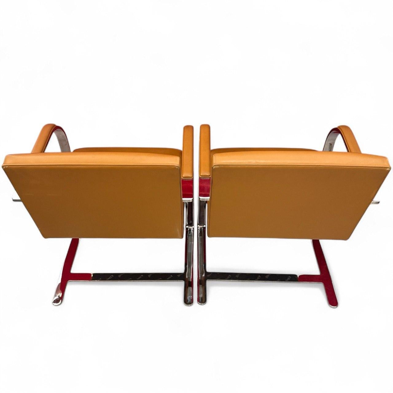 Satz BRNO-Stühle von Mies van der Rohe, Knoll Edition' 1980 (amerikanisch) im Angebot