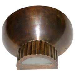 Set of Bronze Art Deco Sconces. Sold per Pair