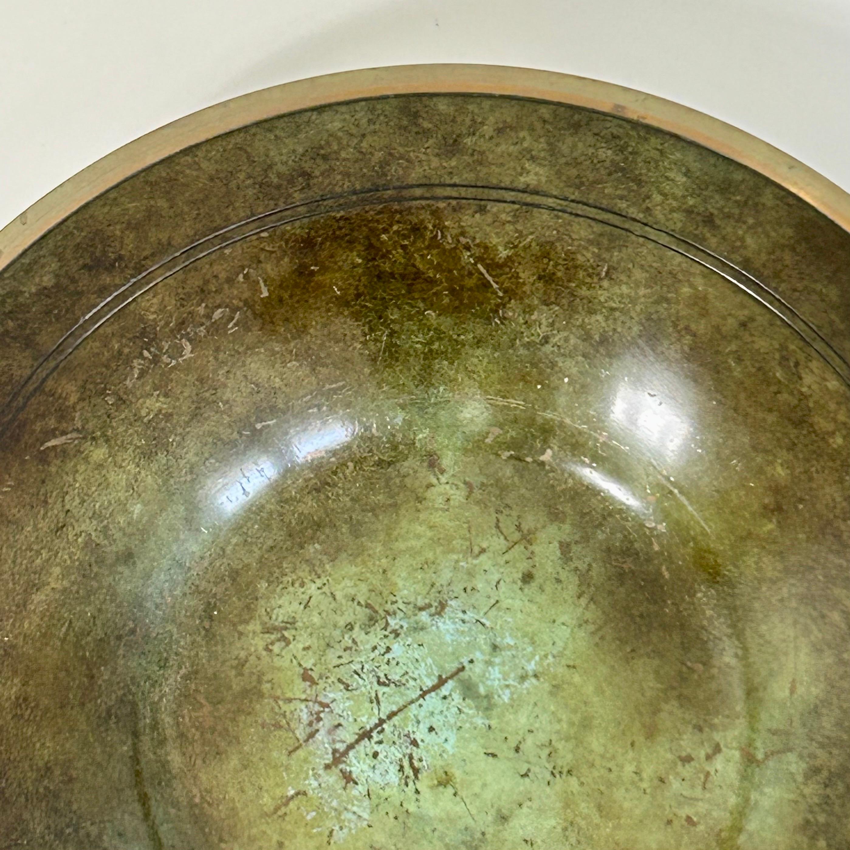 Set of Just Andersen bronze bowls, 1930s, Denmark For Sale 1