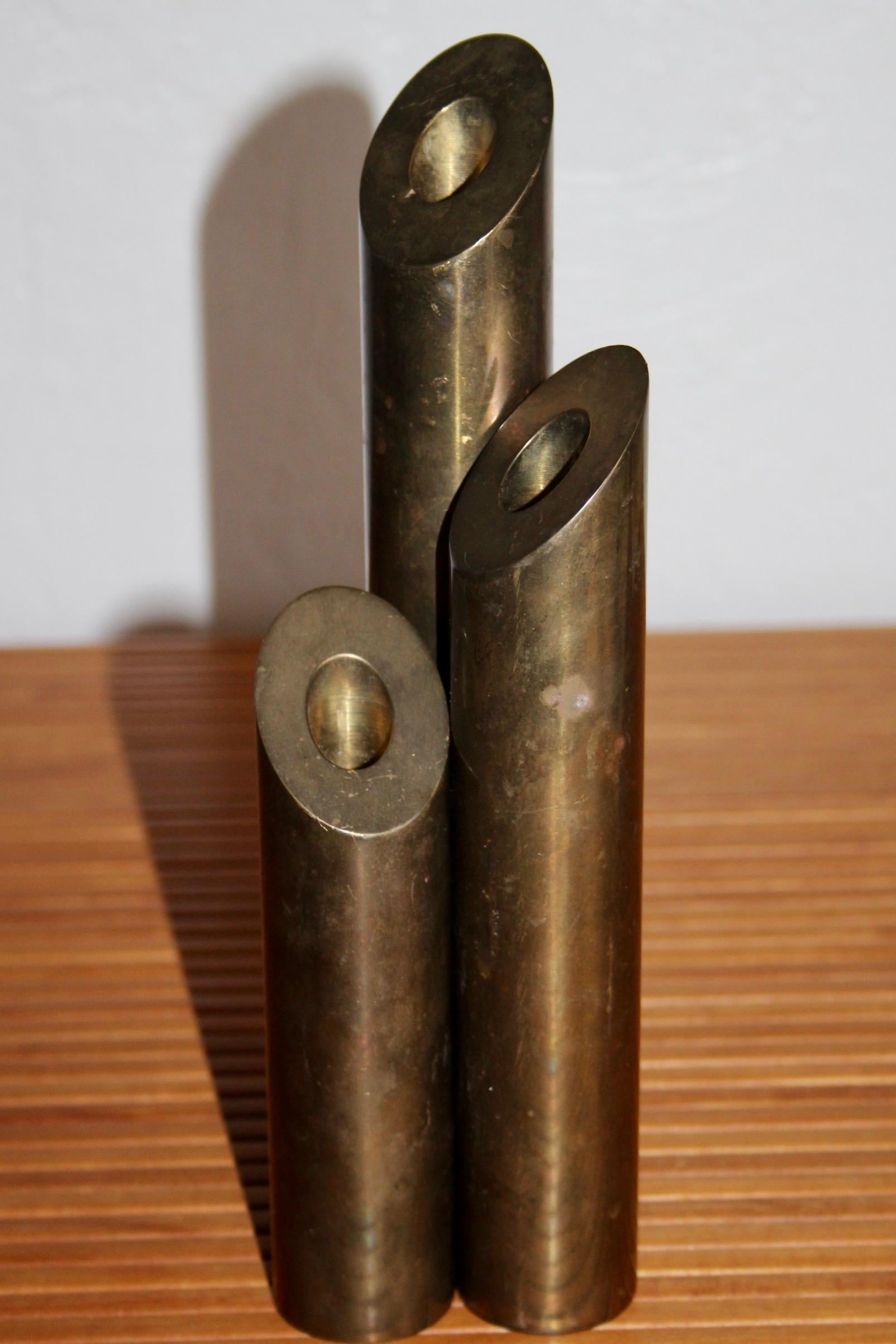 Europeo Set di candelieri in bronzo in vendita