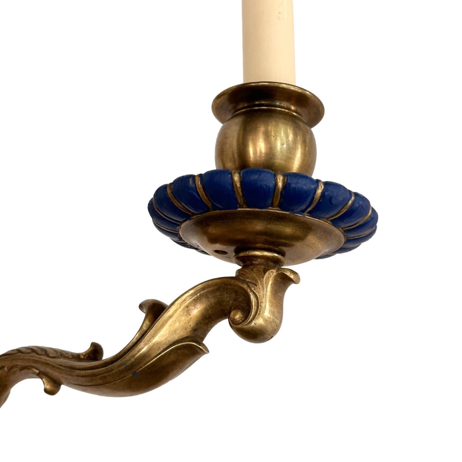 Inglese Set di lampade inglesi in bronzo, vendute a coppia in vendita