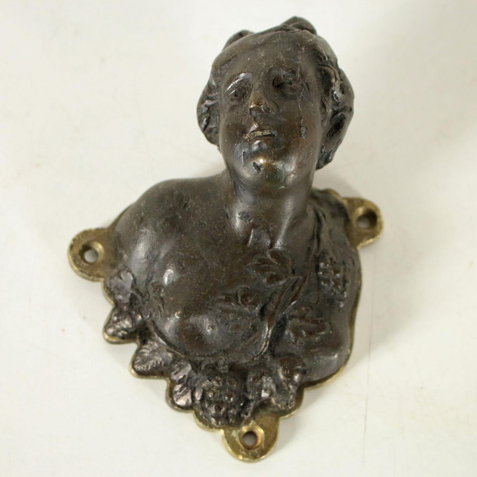 Other Set of Bronze Handles Manufactured in Italy, 17th Century