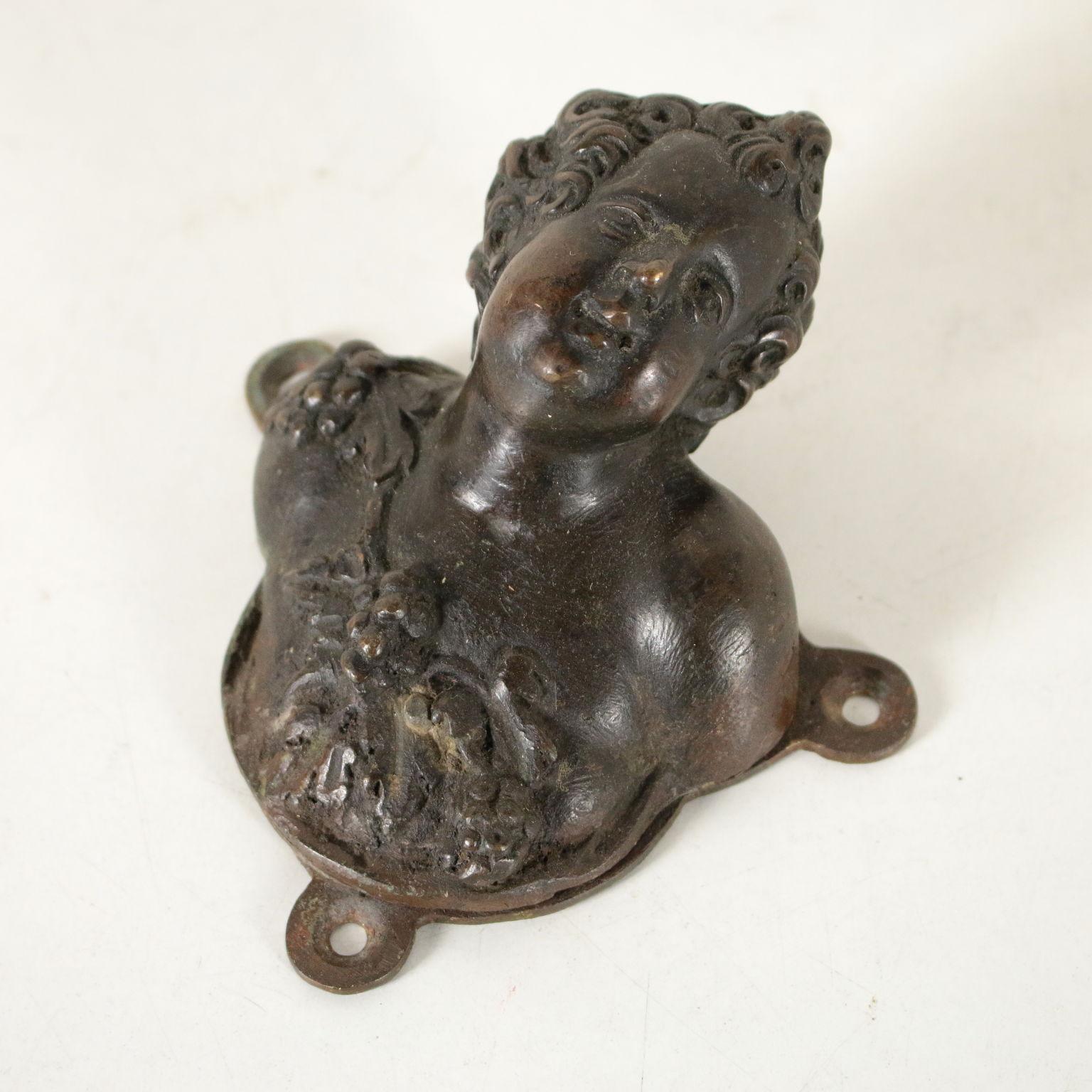 Set of Bronze Handles Manufactured in Italy, 17th Century In Good Condition In Milano, IT