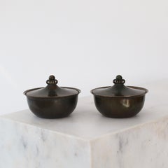 Set of Bronze Jars by Just Andersen, 1930s, Denmark