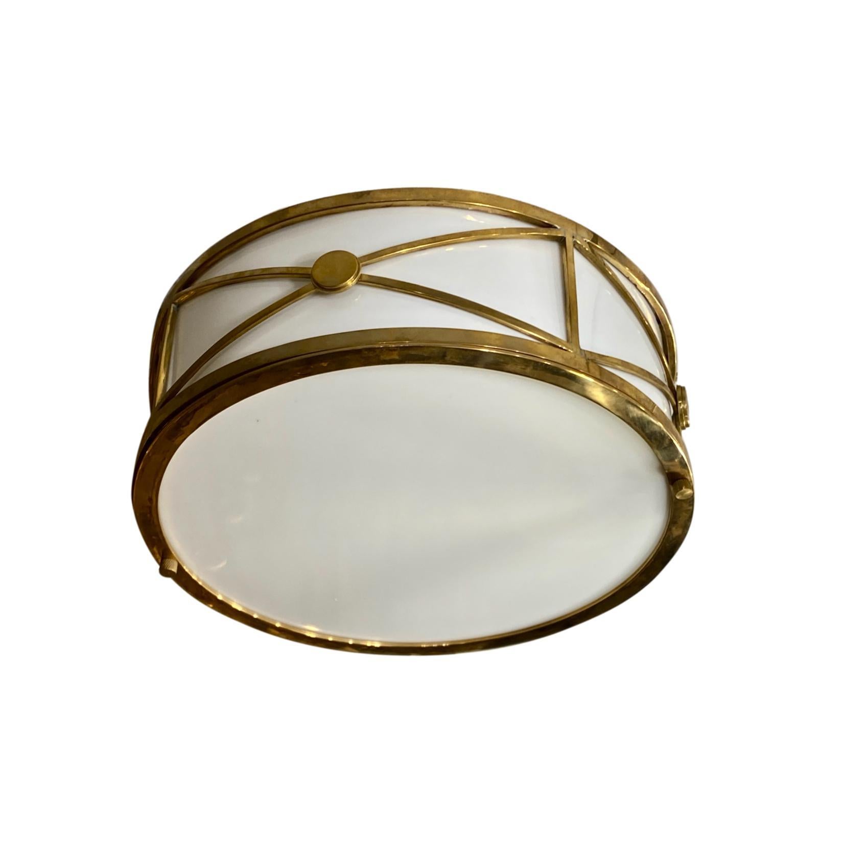 Ensemble de supports en bronze et verre dépoli, vendus individuellement Bon état - En vente à New York, NY