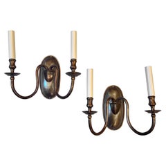 Set of Bronze Neoclassic Sconces, Sold in Pairs