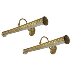 Set di luci per quadri in bronzo, vendute a coppia