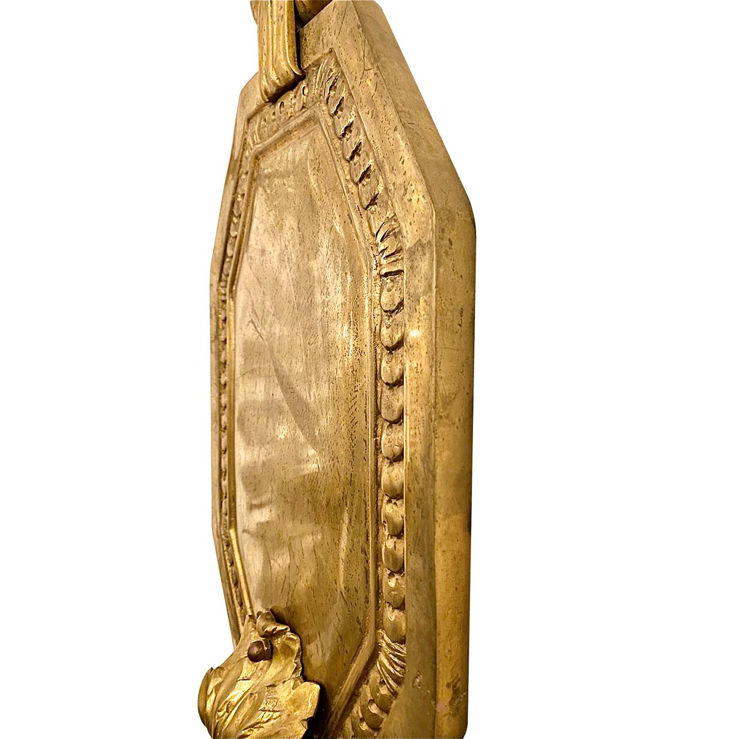 Gilt Set of Bronze Sconces, Sold Per Pair For Sale