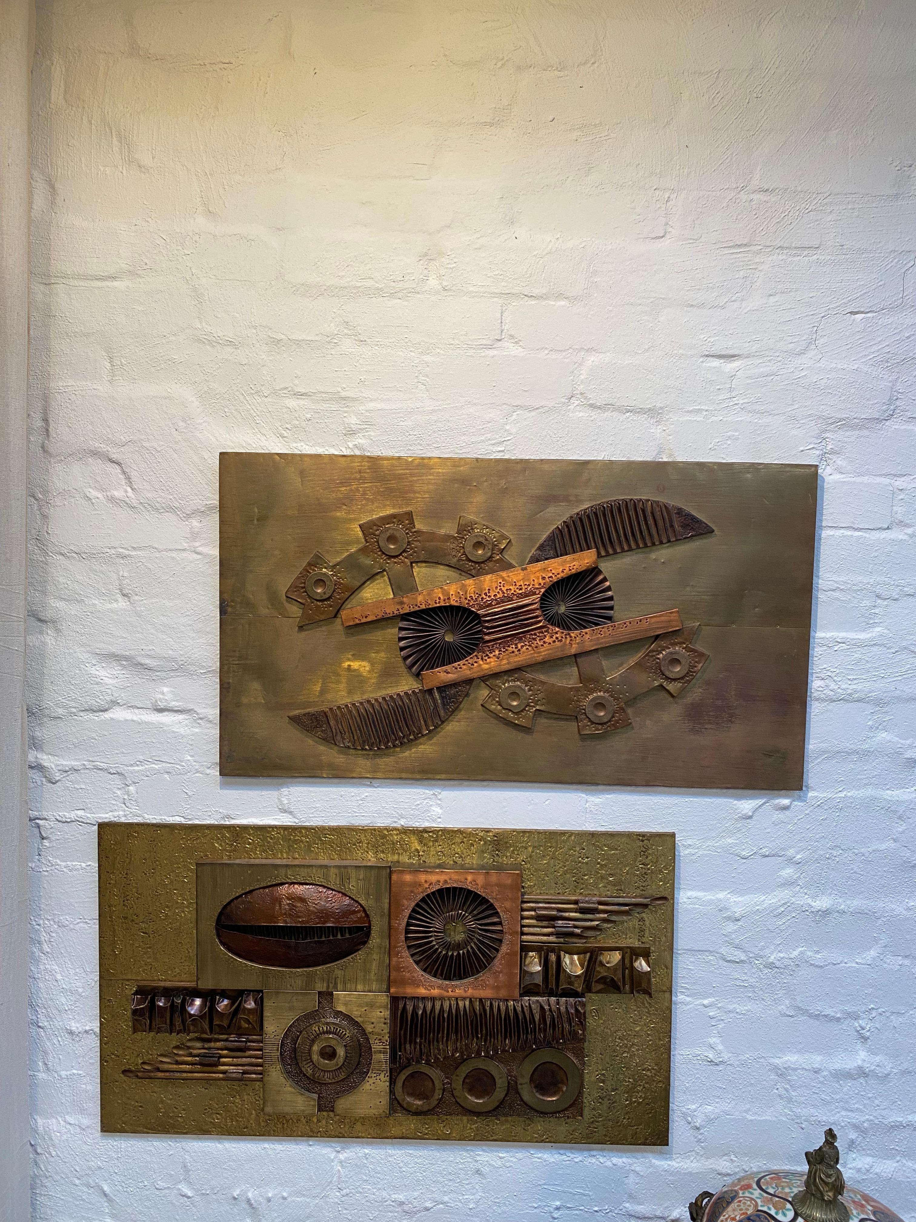A rare set of decorative wall sculptures dating to the 1970s, by artist and maker Stephen Chun.

Chun studied at art school in Taipei, graduating in the late 1960s. He was keenly interested in metalwork. He moved back to his native Hong Kong and