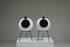 Set of BS 404 speakers by Joseph Léon for Elipson, 1960s France.