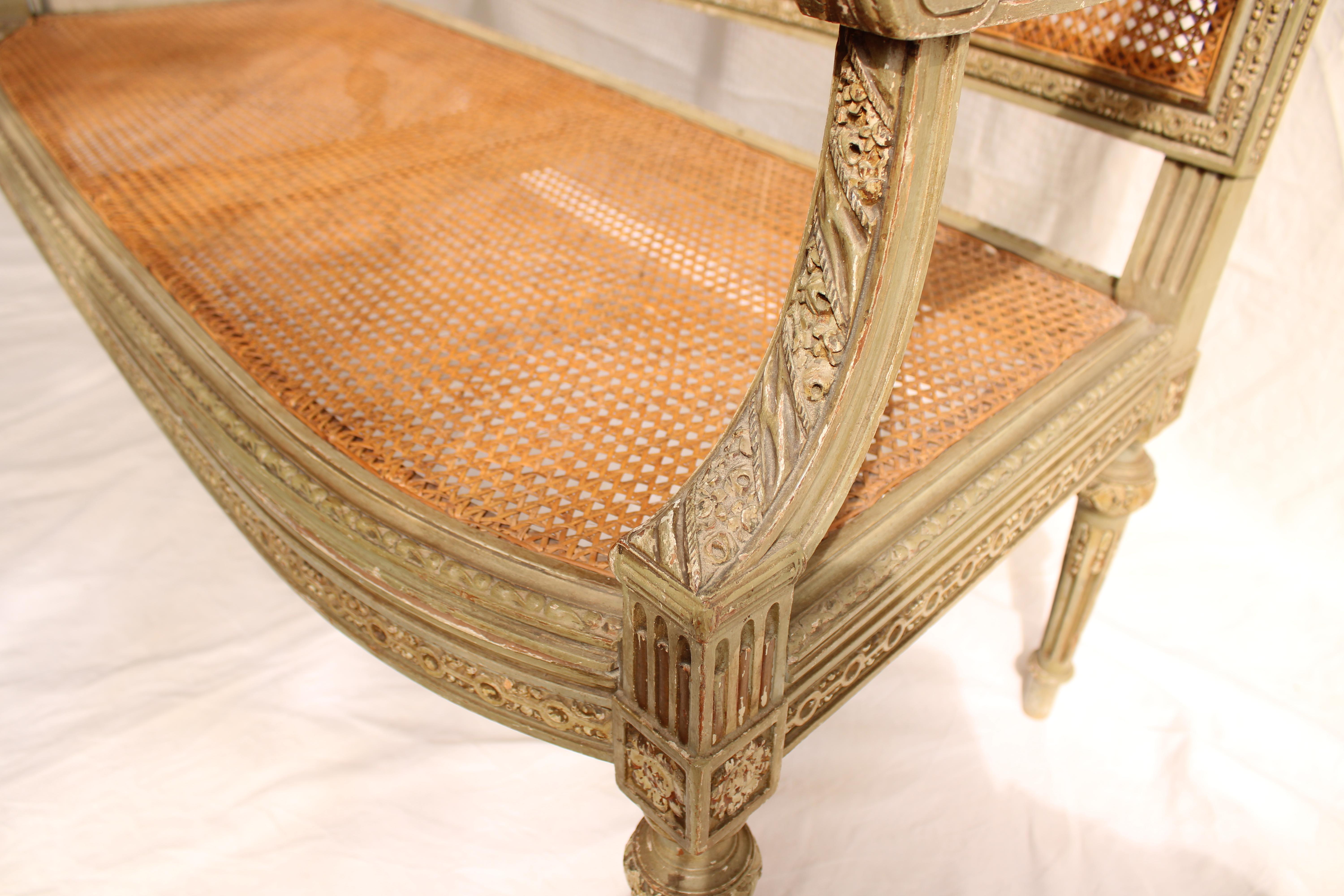 Set of Canapé and Two Louis XVI Style Armchairs 1